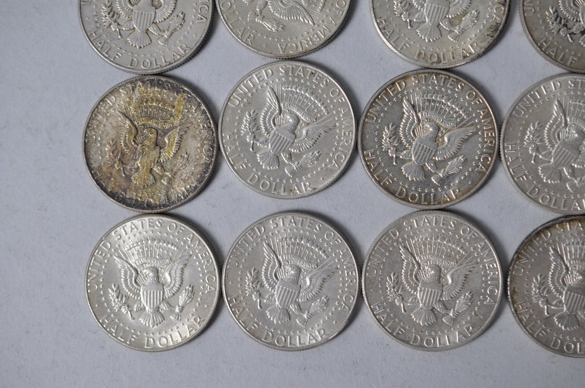 1964 US Silver Half Dollars, photo 9 of 10
