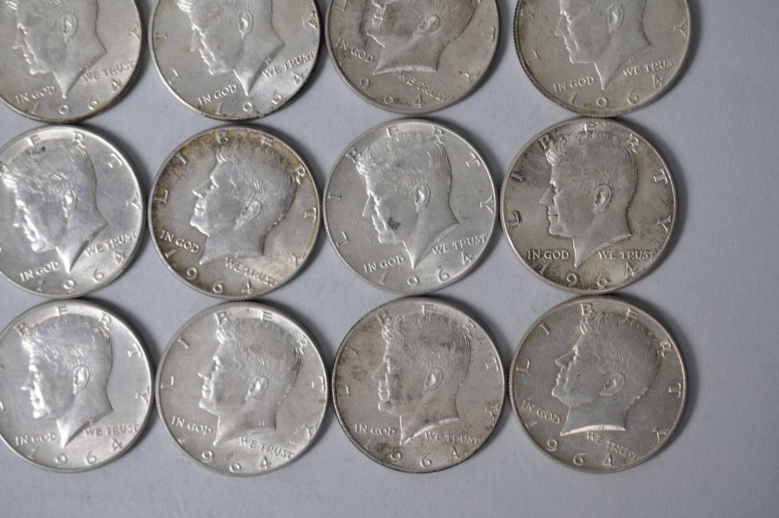 1964 US Silver Half Dollars, photo 5 of 10
