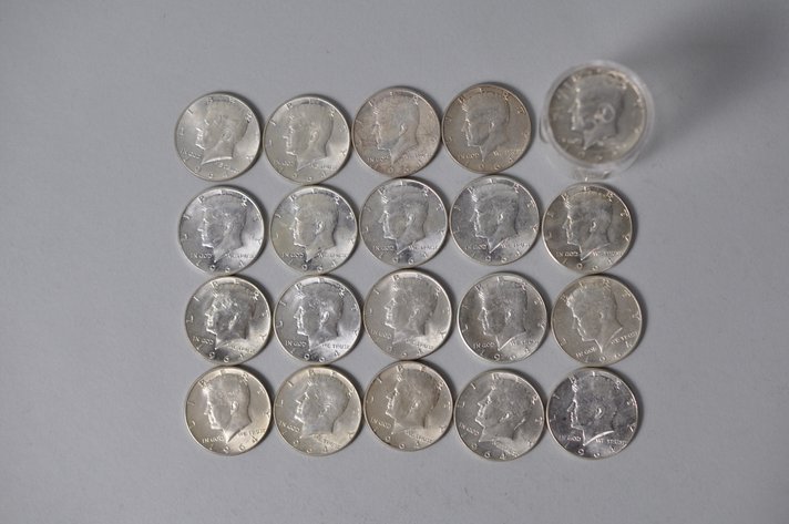 1964 US Silver Half Dollars