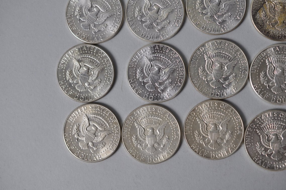 1964 US Silver Half Dollars, photo 11 of 12