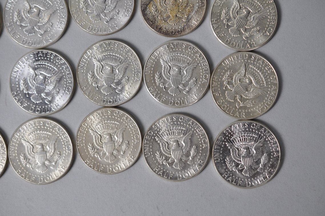 1964 US Silver Half Dollars, photo 12 of 12