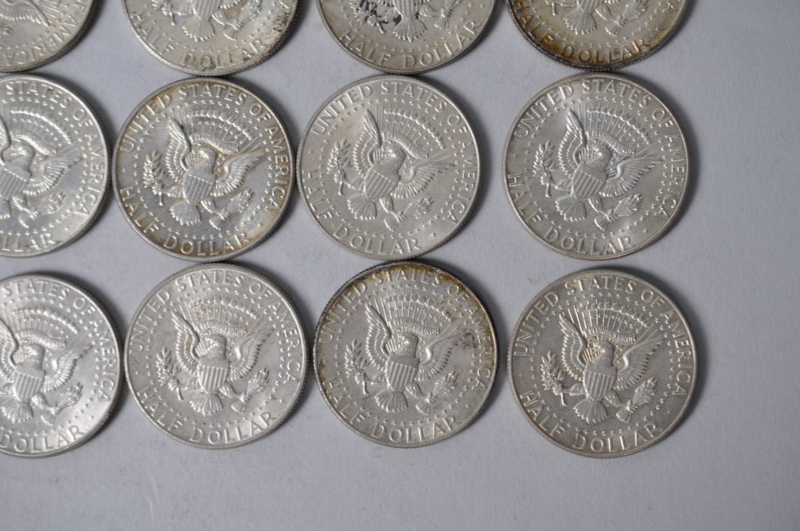 1964 US Silver Half Dollars, photo 10 of 10