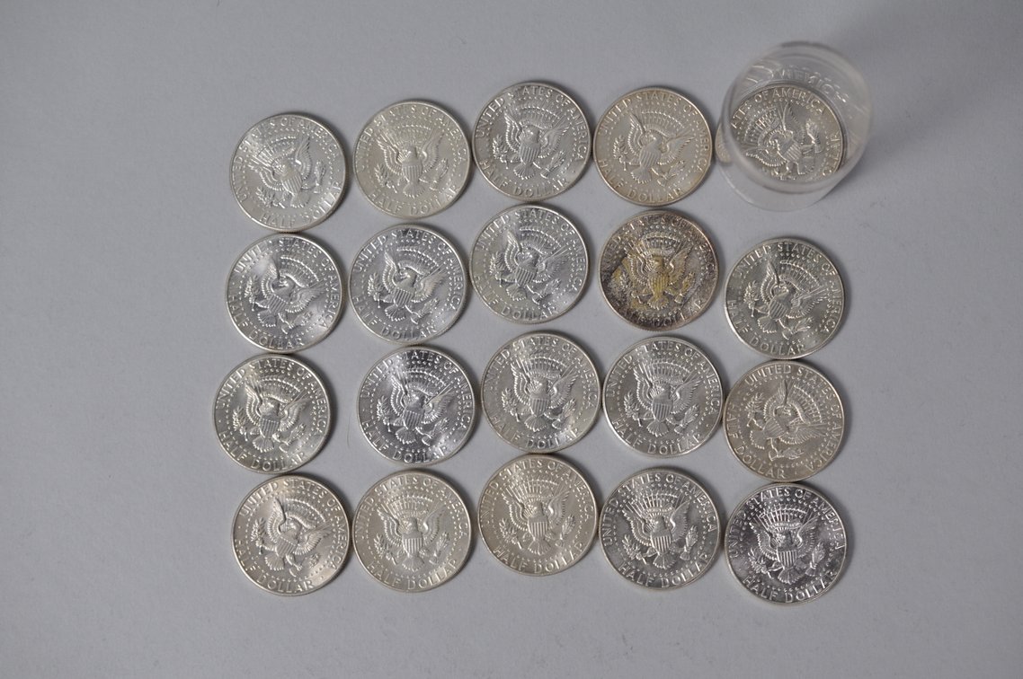 1964 US Silver Half Dollars, photo 8 of 12