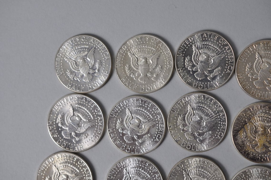 1964 US Silver Half Dollars, photo 9 of 12