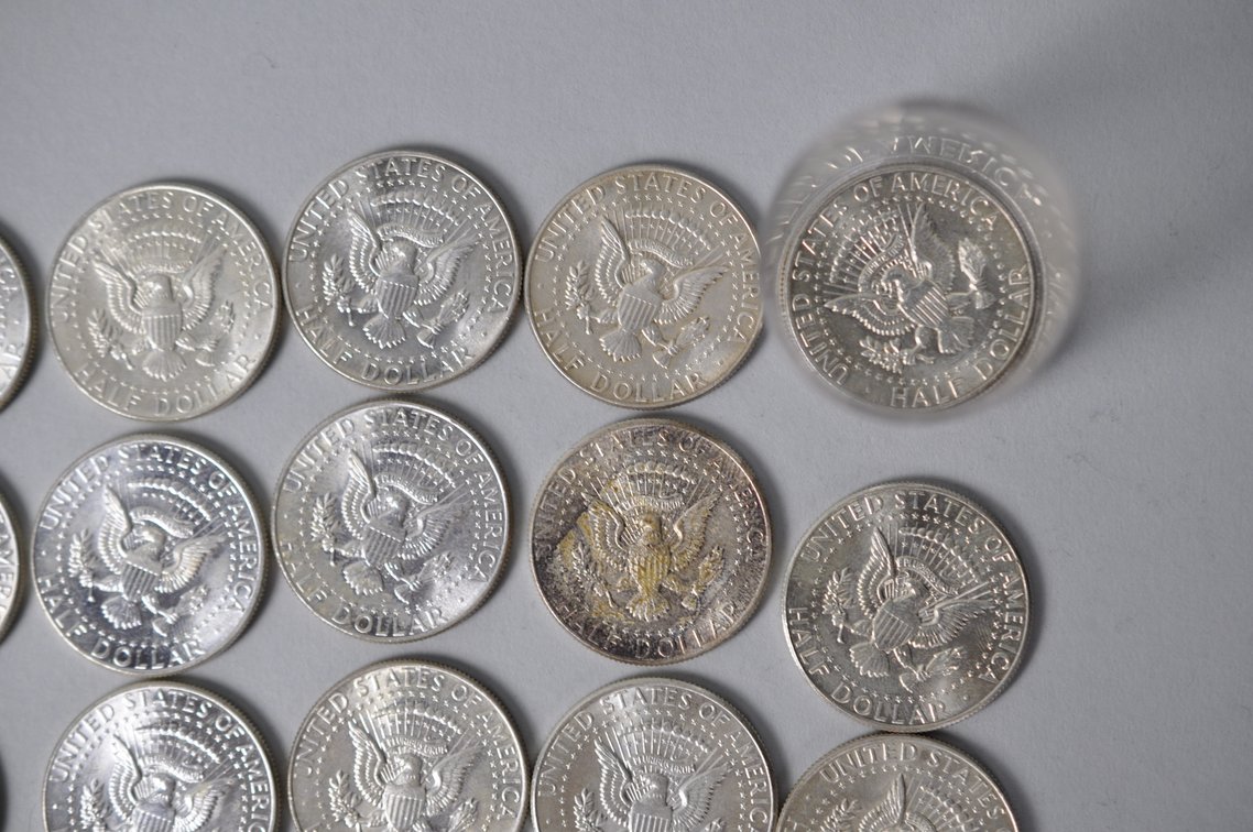 1964 US Silver Half Dollars, photo 10 of 12