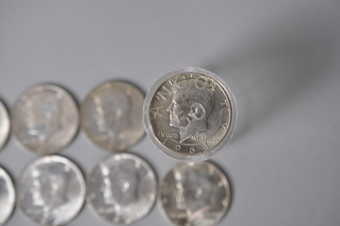 1964 US Silver Half Dollars, photo 4 of 12