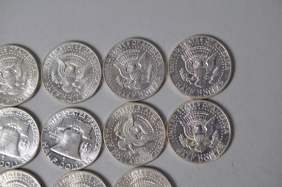 1963-1964 US Silver Half Dollars, photo 11 of 14