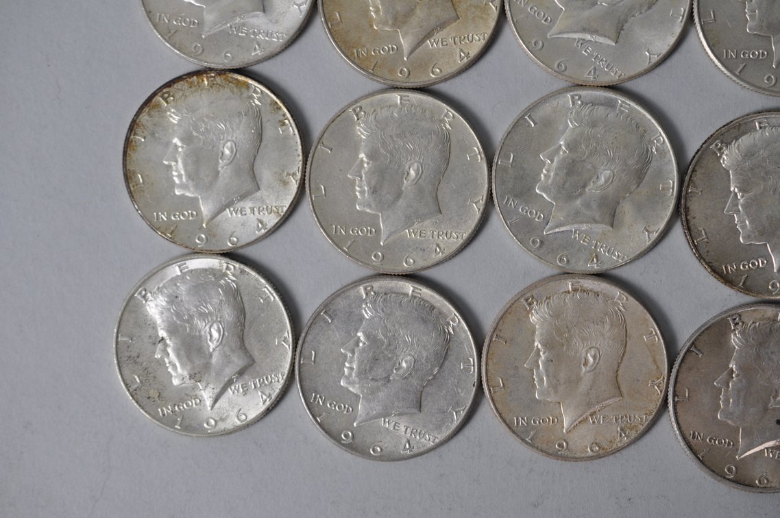 1964 US Silver Half Dollars, photo 4 of 10