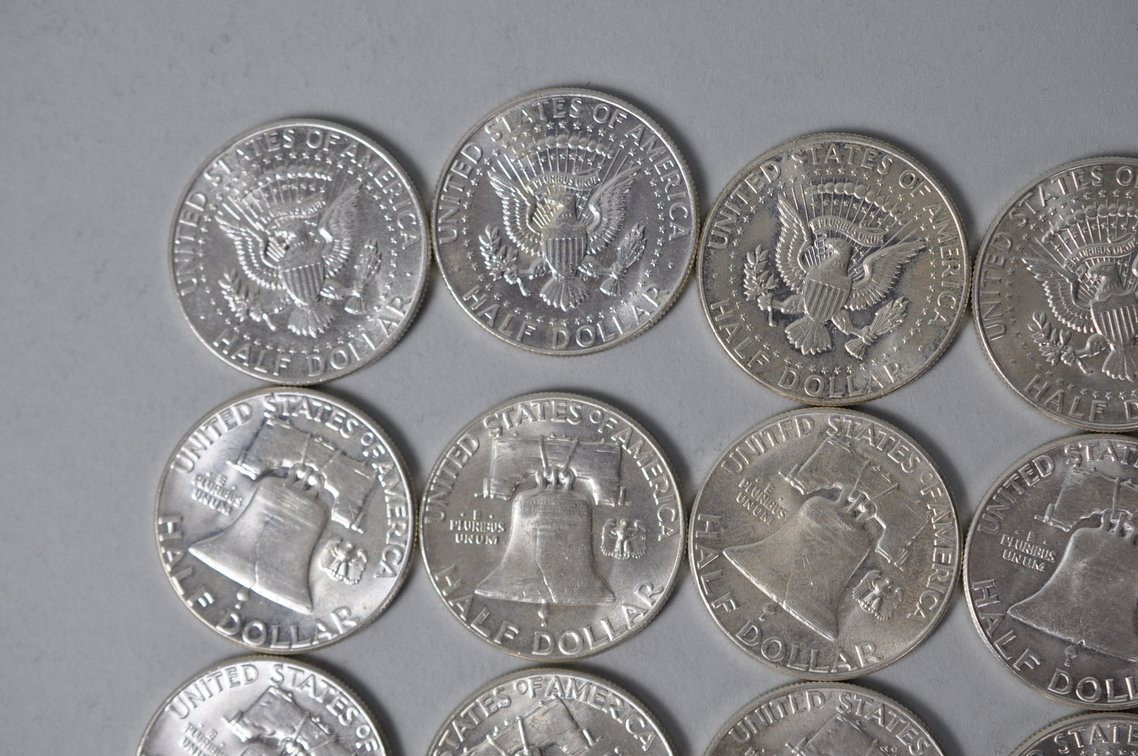 1963-1964 US Silver Half Dollars, photo 9 of 14