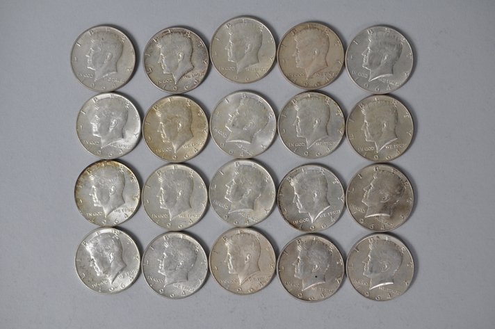 1964 US Silver Half Dollars