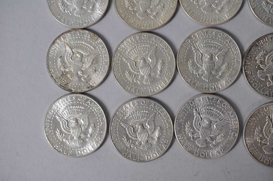 1964 US Silver Half Dollars, photo 9 of 10