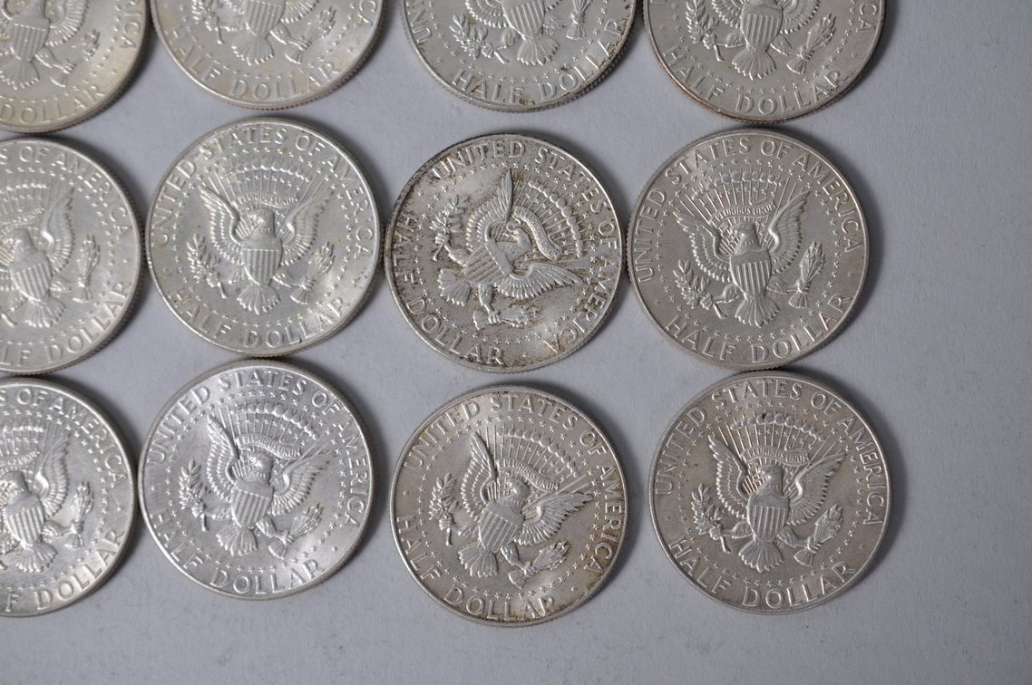 1964 US Silver Half Dollars, photo 10 of 10