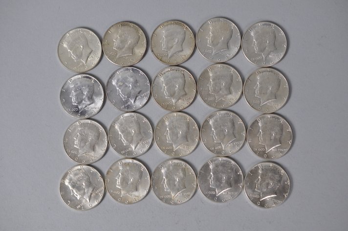 1964 US Silver Half Dollars