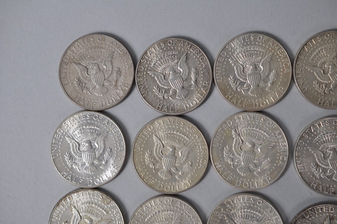 1964 US Silver Half Dollars, photo 7 of 10