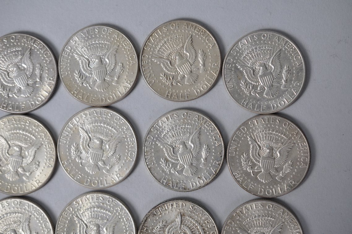 1964 US Silver Half Dollars, photo 8 of 10