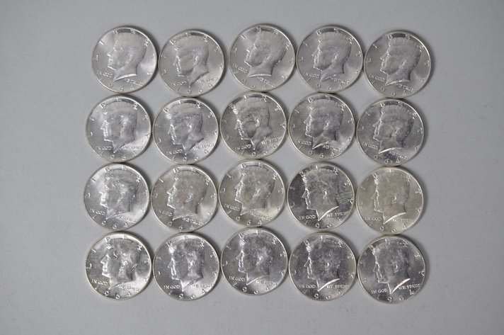 1964 US Silver Half Dollars