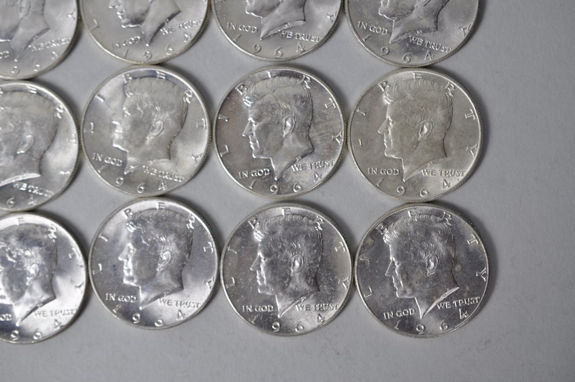 1964 US Silver Half Dollars, photo 6 of 11