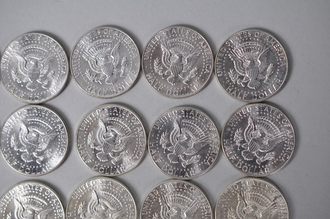 1964 US Silver Half Dollars, photo 9 of 11