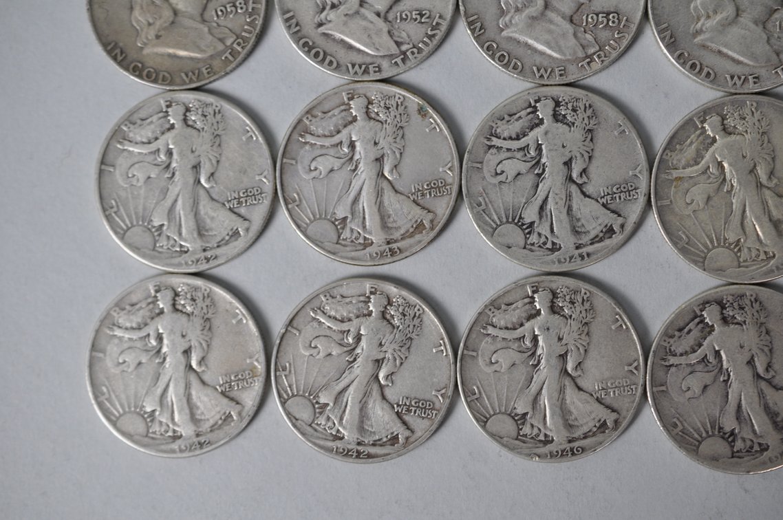 Various Dates US Silver Half Dollars, photo 5 of 11