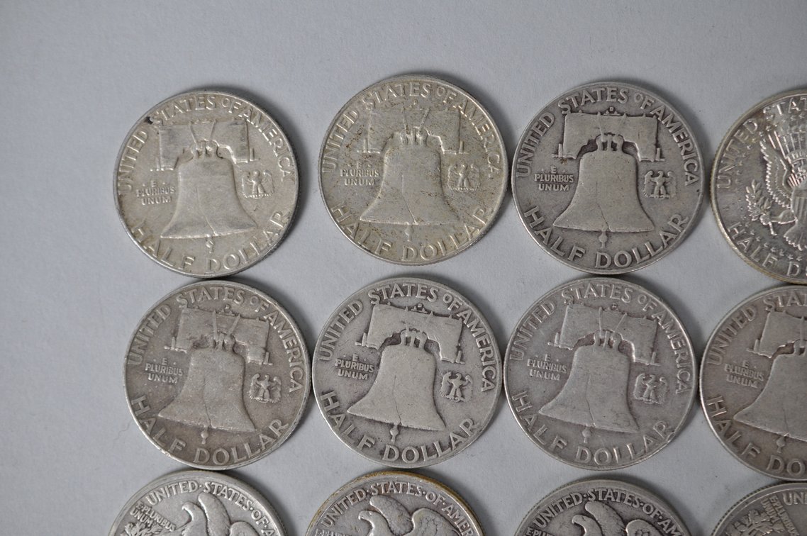 Various Dates US Silver Half Dollars, photo 8 of 11