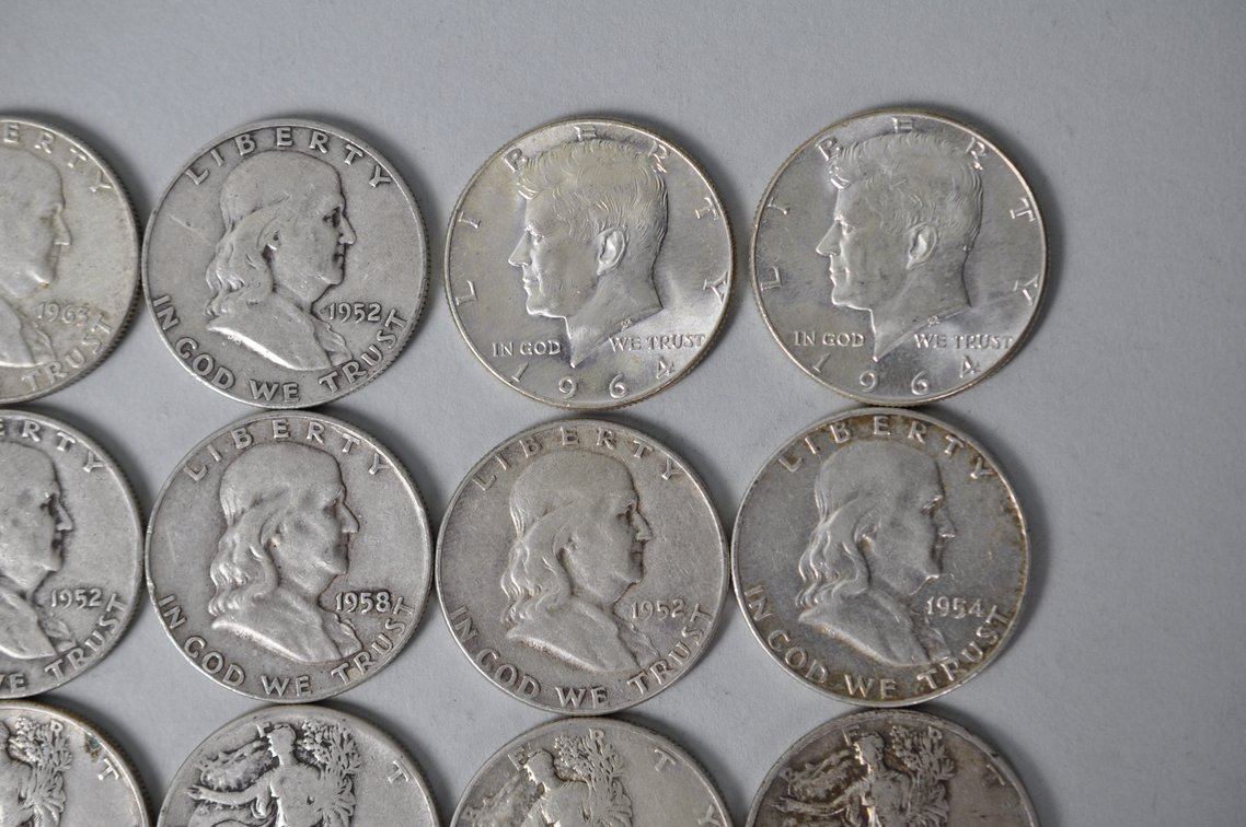 Various Dates US Silver Half Dollars, photo 4 of 11