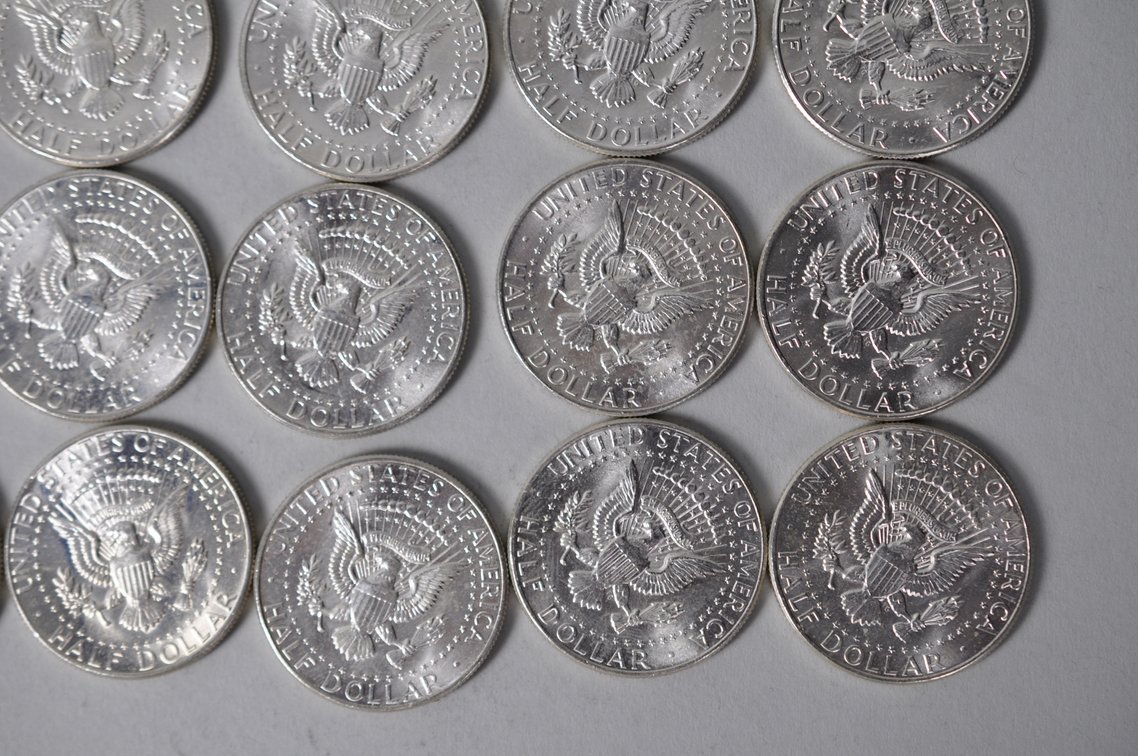 1964 US Silver Half Dollars, photo 11 of 11