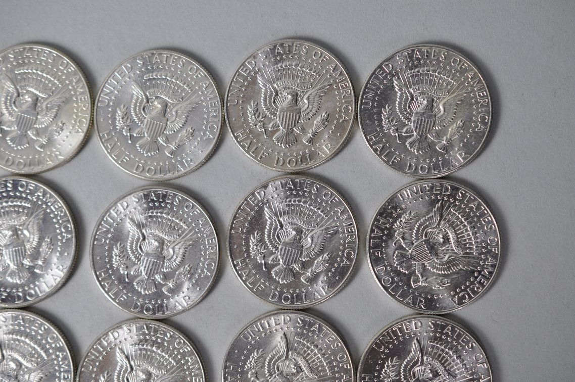 1964 US Silver Half Dollars, photo 9 of 11