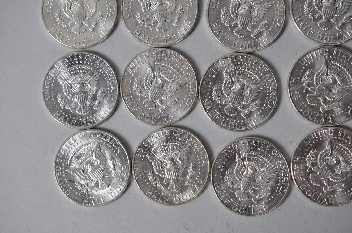 1964 US Silver Half Dollars, photo 10 of 11
