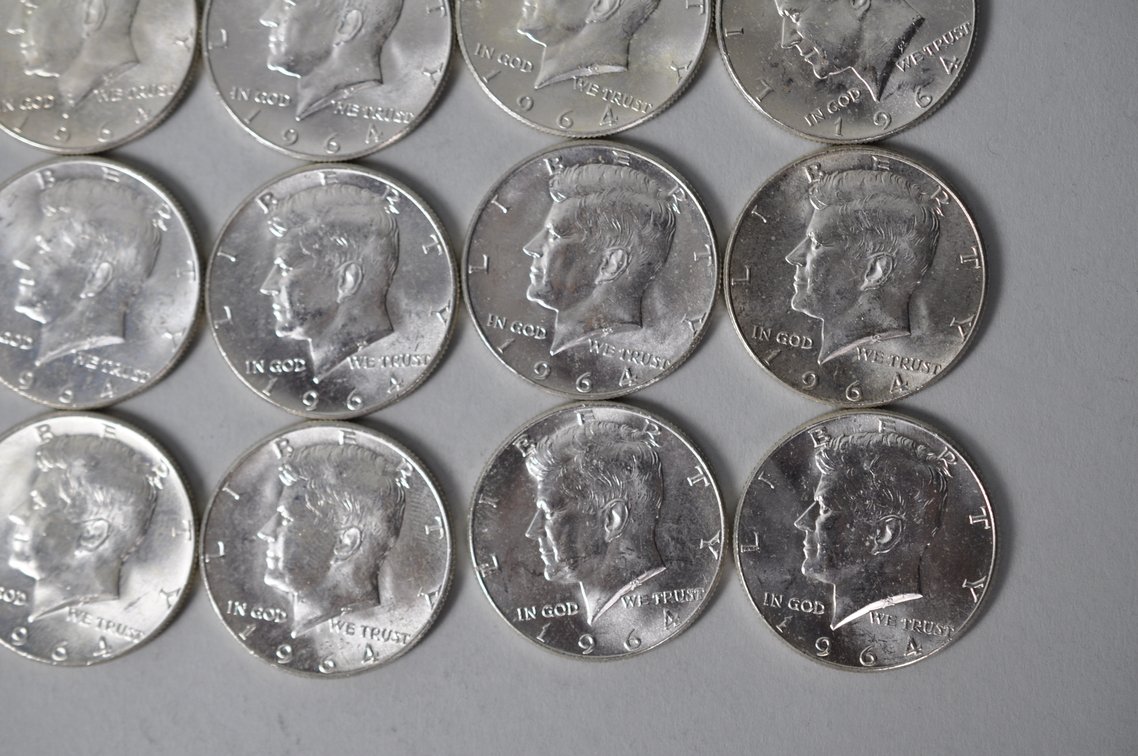1964 US Silver Half Dollars, photo 6 of 11