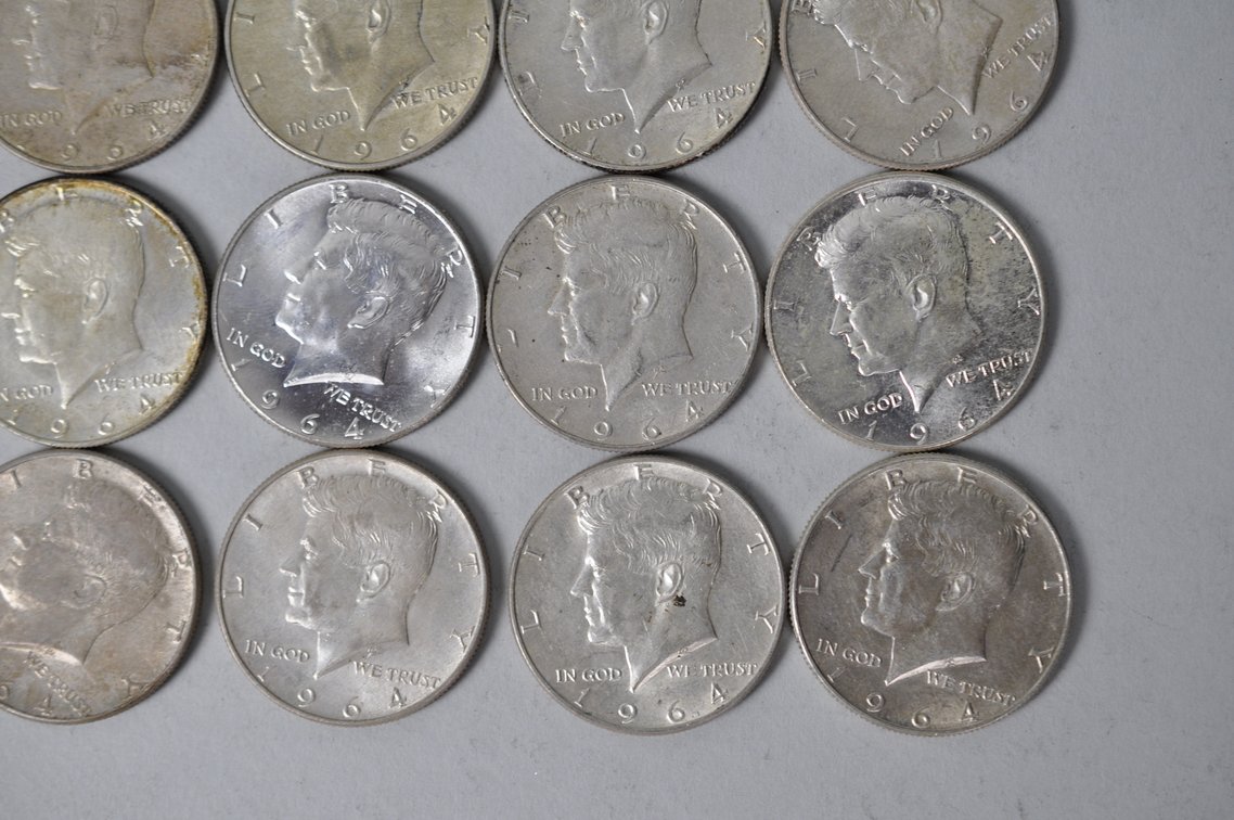 1964 US Silver Half Dollars, photo 5 of 10