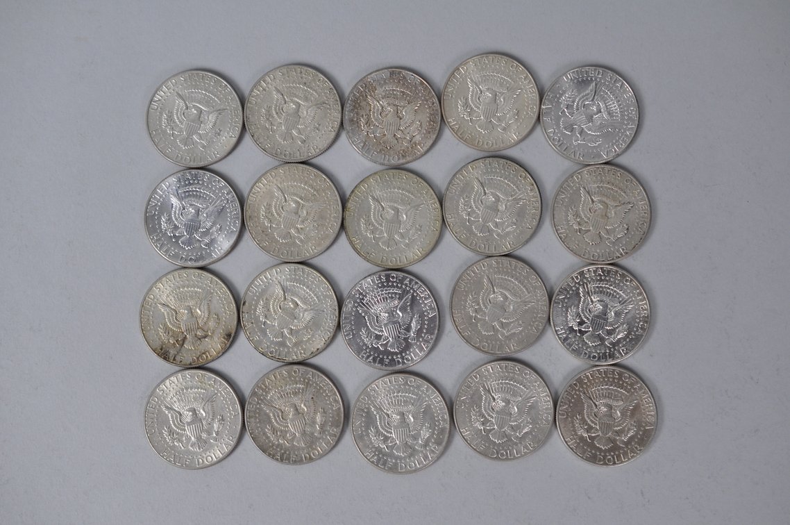 1964 US Silver Half Dollars, photo 6 of 10