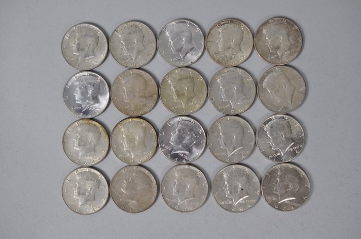 1964 US Silver Half Dollars