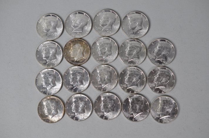 1964 US Silver Half Dollars