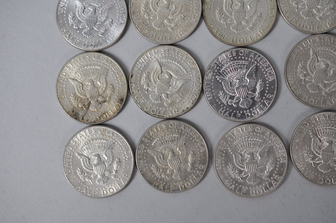 1964 US Silver Half Dollars, photo 9 of 10