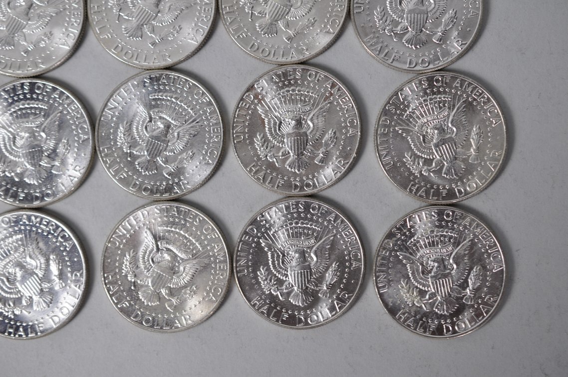 1964 US Silver Half Dollars, photo 11 of 11