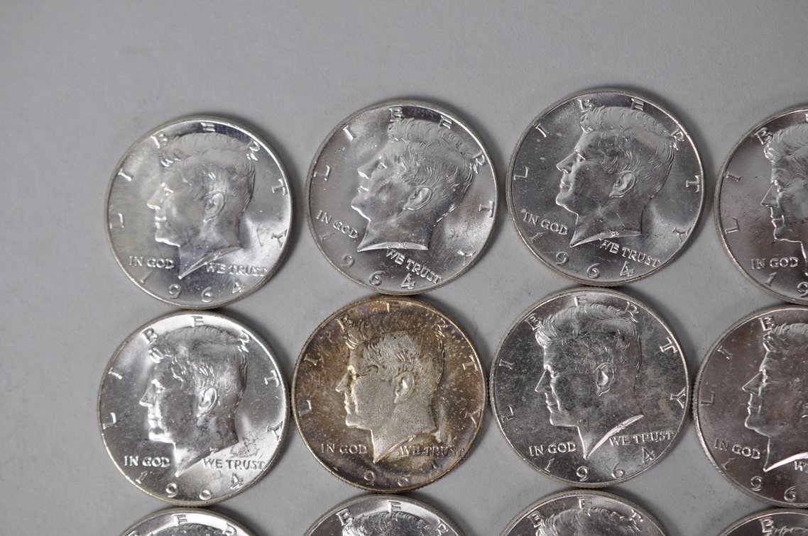 1964 US Silver Half Dollars, photo 3 of 11
