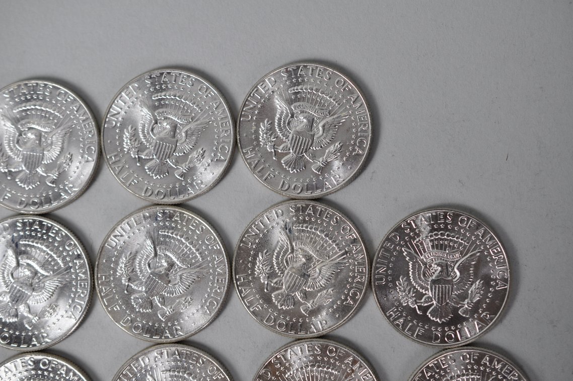 1964 US Silver Half Dollars, photo 9 of 11