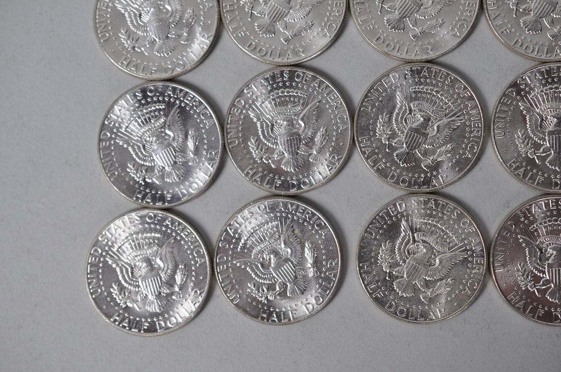 1964 US Silver Half Dollars, photo 10 of 11