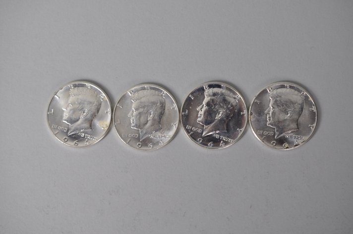1964 US Silver Half Dollars