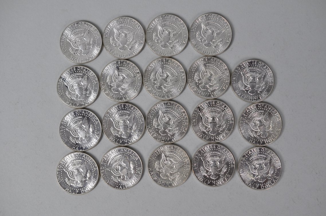 1964 US Silver Half Dollars, photo 7 of 11