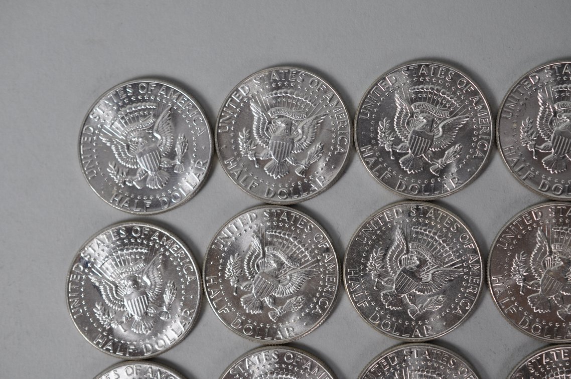 1964 US Silver Half Dollars, photo 8 of 11