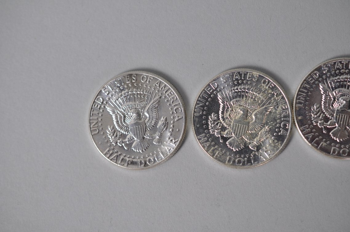 1964 US Silver Half Dollars, photo 5 of 7