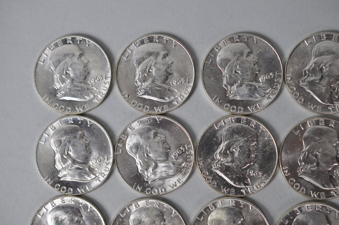 1963 US Silver Half Dollars, photo 3 of 11
