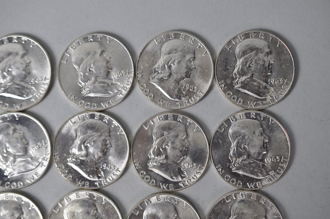 1963 US Silver Half Dollars, photo 4 of 11