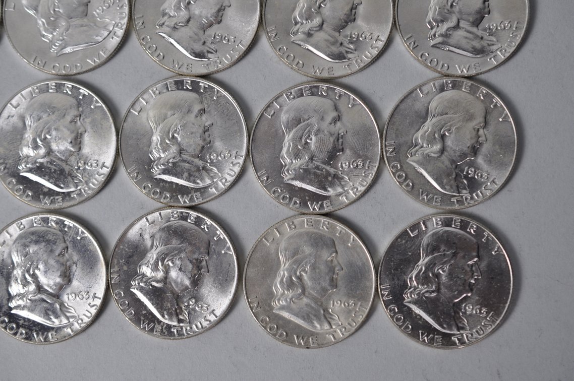 1963 US Silver Half Dollars, photo 6 of 11
