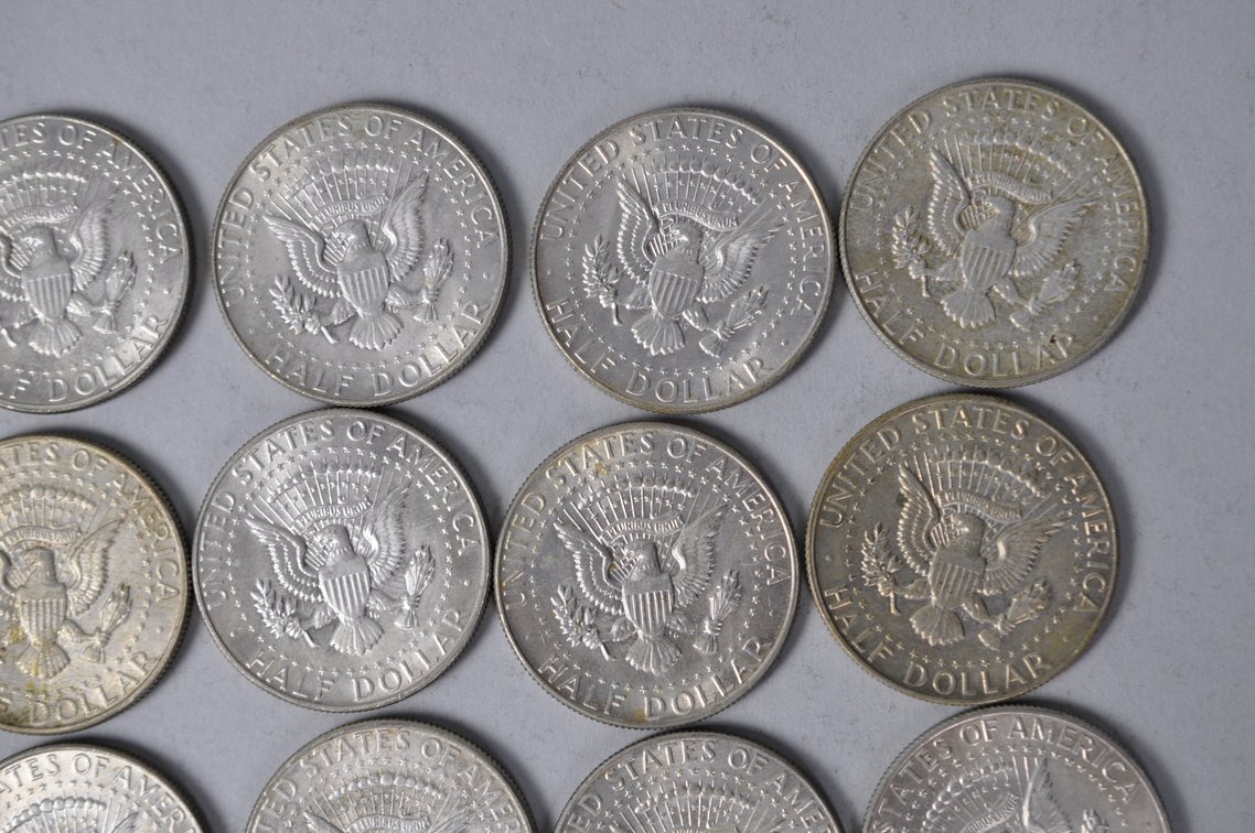1967 US 40 Percent Silver Half Dollars, photo 8 of 10