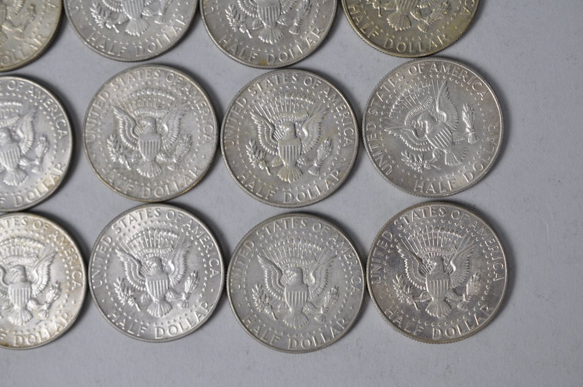 1967 US 40 Percent Silver Half Dollars, photo 10 of 10