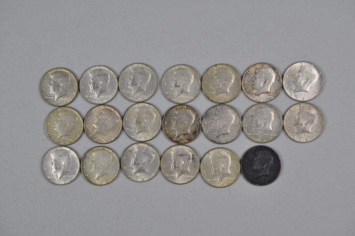 1968 US 40 Percent Silver Half Dollars