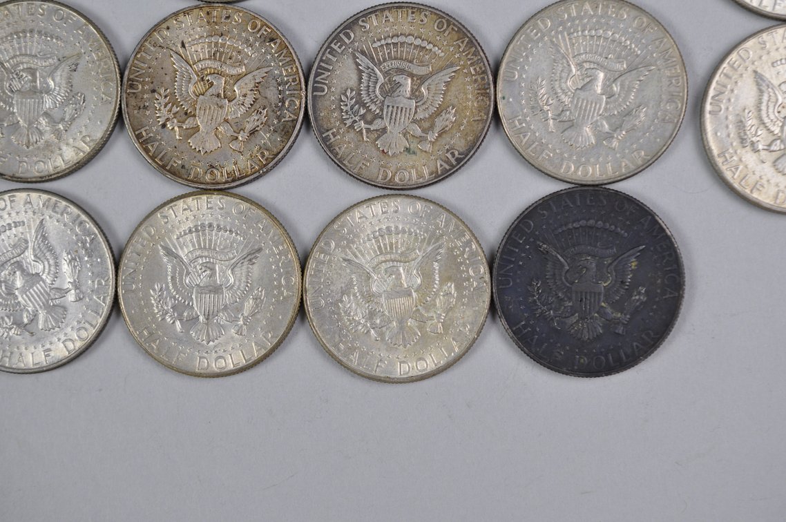 1968 US 40 Percent Silver Half Dollars, photo 12 of 12