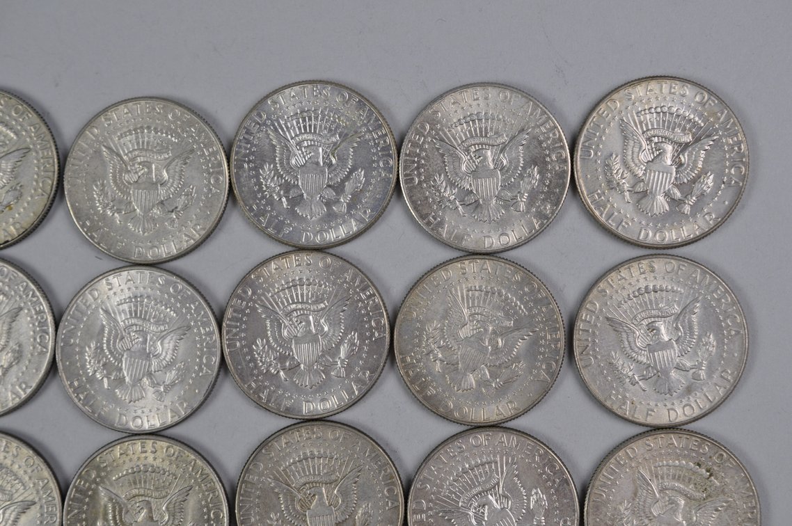 1965-1969 US 40 Percent Silver Half Dollars, photo 11 of 16